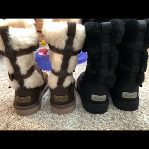 NEW UGG Girls Glasgow Leather Boots Model#1010254